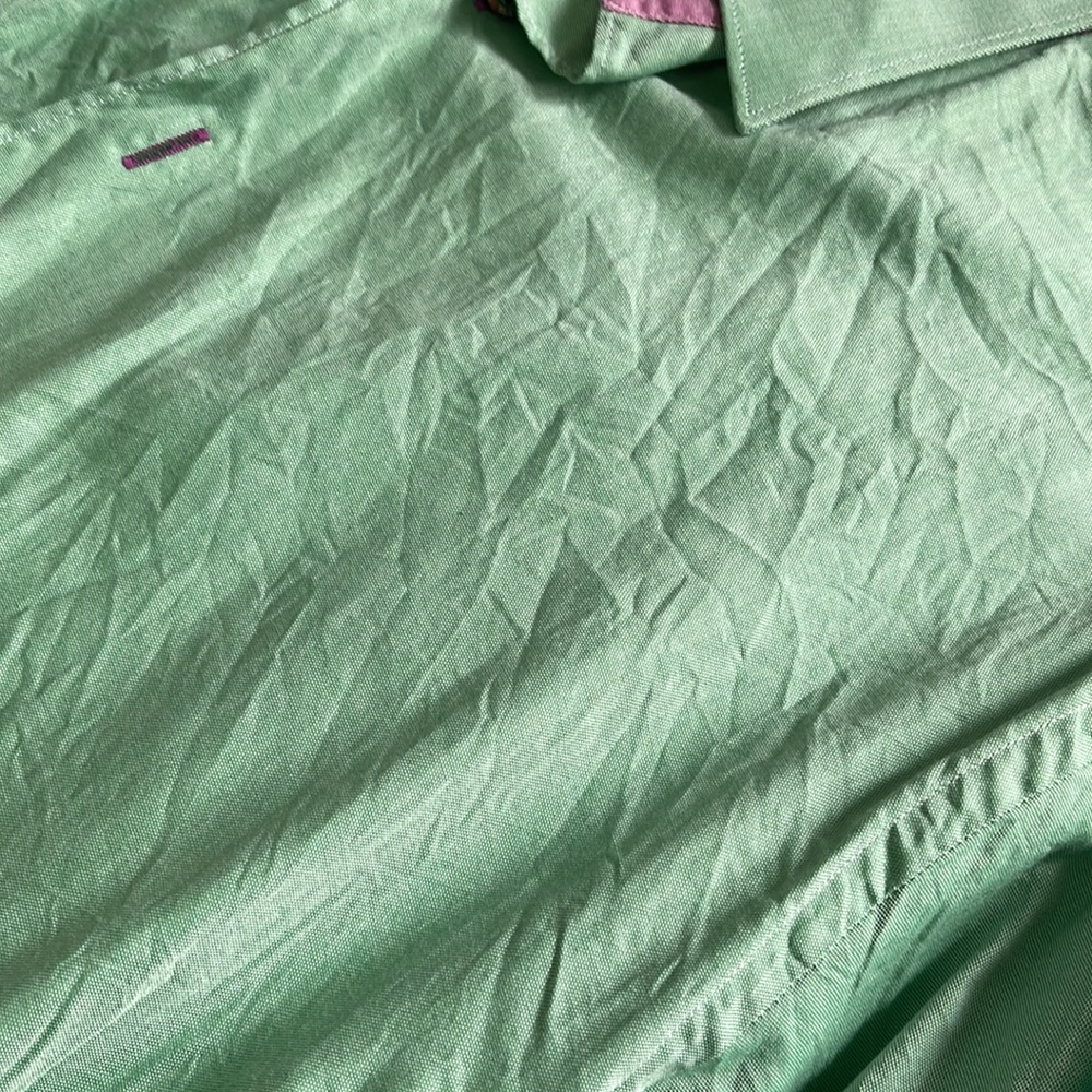 Jared Lang Green Button Down - image 6